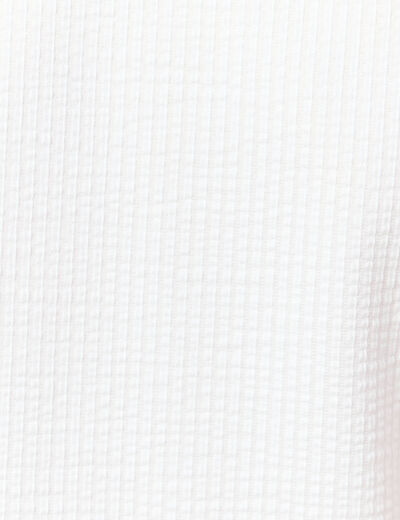 Blouse manches courtes blanc femme