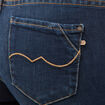 Jeans slim 7/8&egrave;me denim brut femme