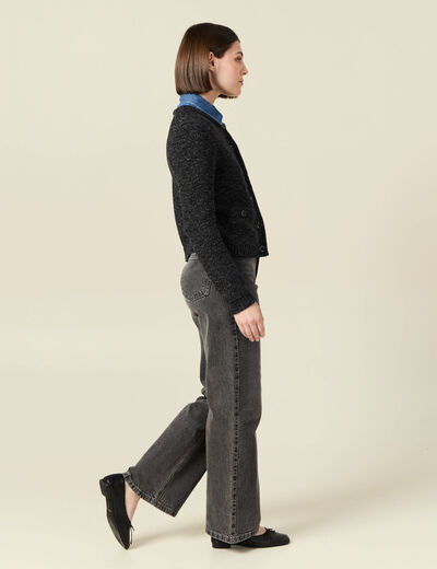 Gilet éco-responsable noir femme