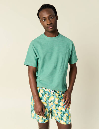T-shirt manches courtes vert homme