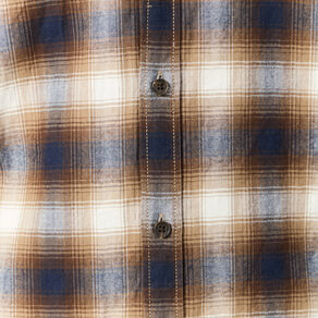 Chemise manches longues bleu marine homme