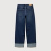 Jeans straight taille standard denim brut femme
