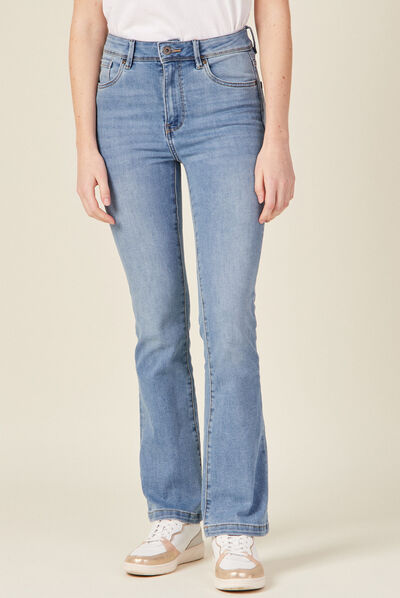 Jeans bootcut denim used femme