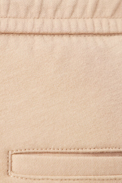 Pantalon jogging beige homme