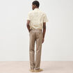 Pantalon chino taupe homme