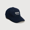 Casquette en coton bleu marine homme