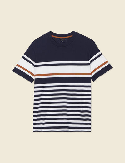 T-shirt manches courtes ecru homme