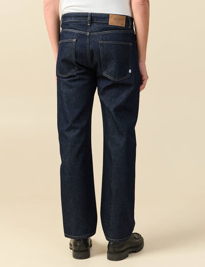 Jeans large relaxed denim brut clean homme