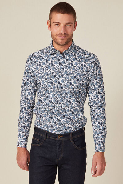 Chemise éco-responsable blanc homme