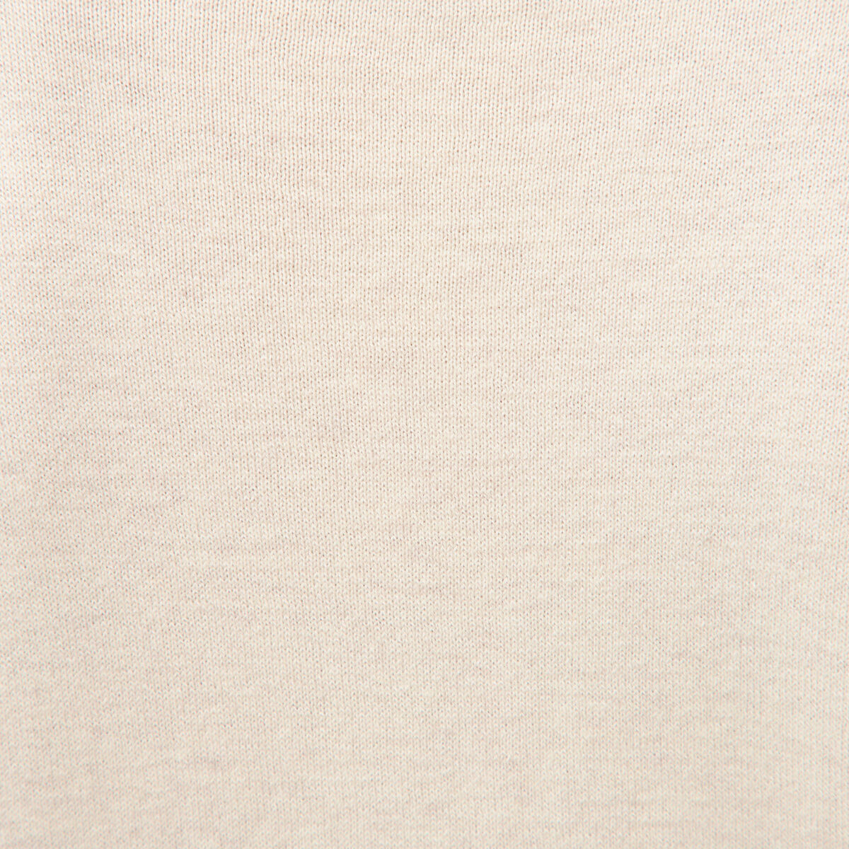 Pull oversize col rond manches longues creme femme