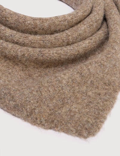 &Eacute;charpe taupe homme