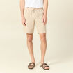 Short droit &agrave; coulisse sable homme