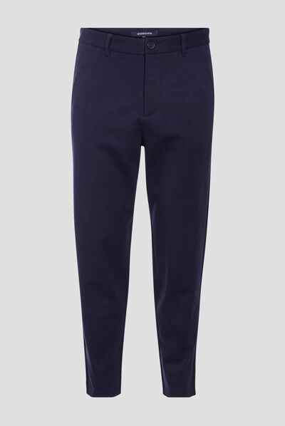 Pantalon chino bleu marine homme