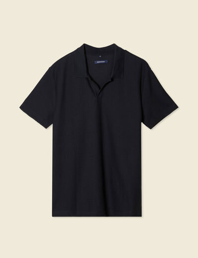 Polo manches courtes noir homme