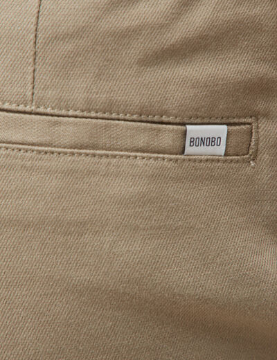 Bermuda vert kaki homme