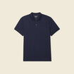Polo manches courtes bleu marine homme