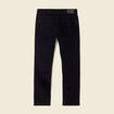 Jeans straight longueur 32 denim noir homme