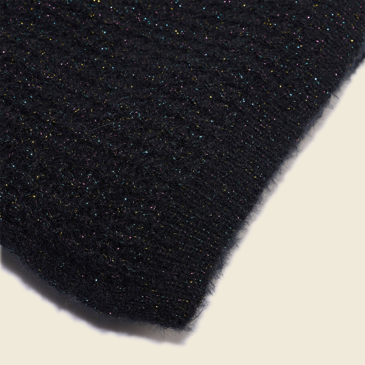 &Eacute;charpe tricot&eacute;e noir femme