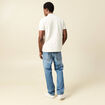 Polo manches courtes ecru homme