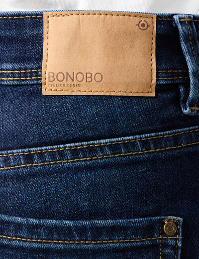 Jeans bootcut denim brut femme