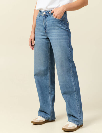 Jeans large taille standard denim used femme