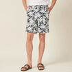 Bermuda slim bleu marine homme