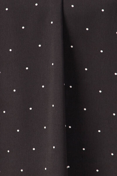 Blouse manches longues noir femme