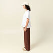 T-shirt manches courtes blanc femme