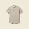 Chemise manches courtes vert kaki homme