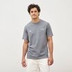 T-shirt en coton manches courtes gris homme