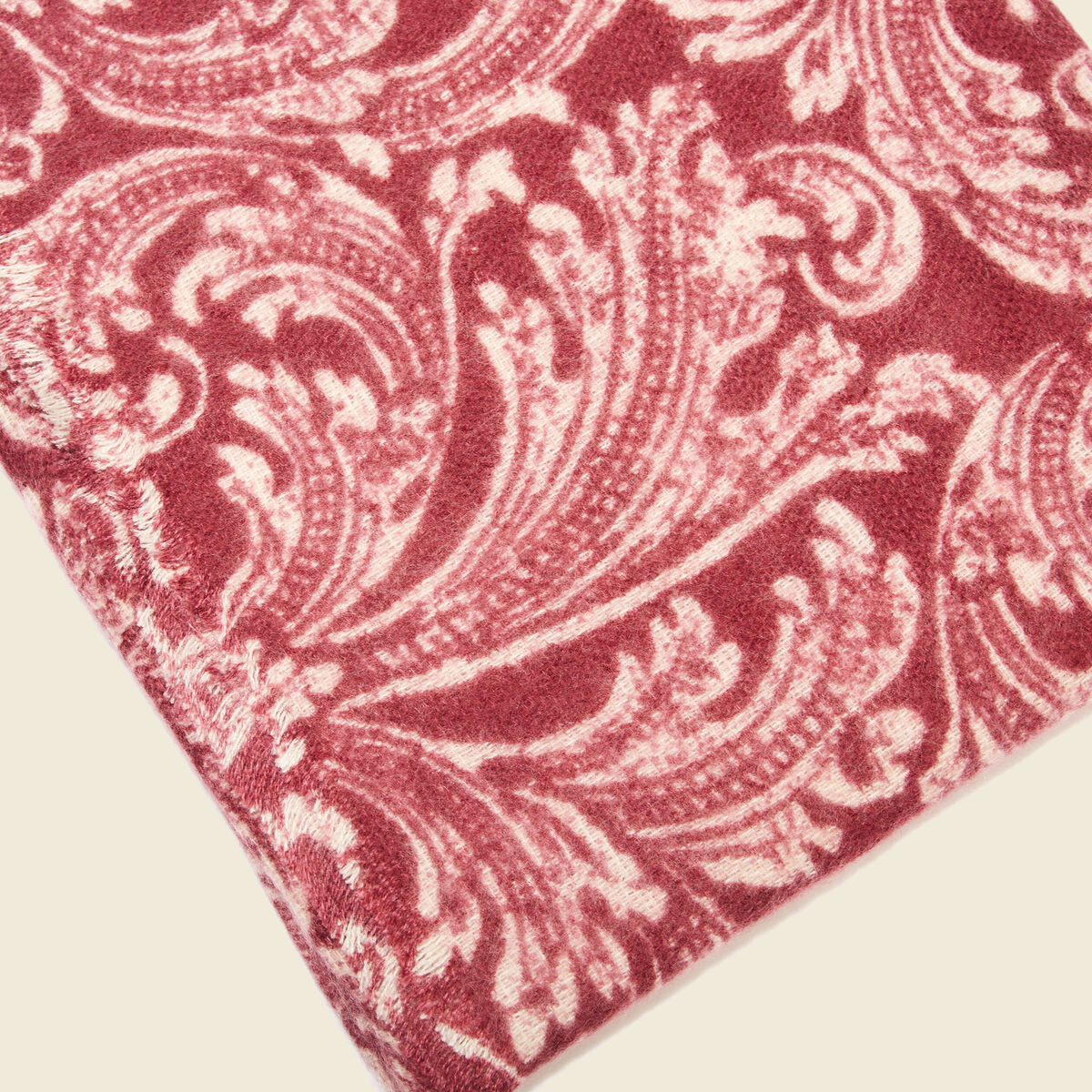 Écharpe bordeaux femme