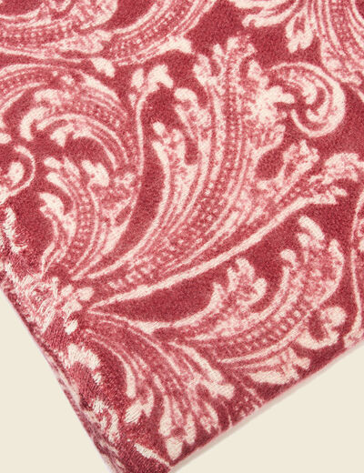 Écharpe bordeaux femme