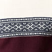 Pull manches longues prune homme
