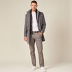 Pantalon chino straight gris foncé homme