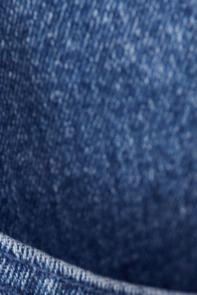 Veste droite en jean denim stone femme