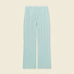 Pantalon loose taille haute vert pastel femme