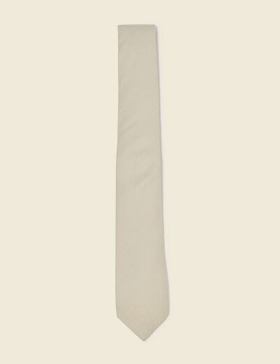 Cravate sable homme