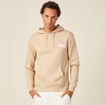 Sweat à capuche beige homme