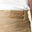 Jeans large 5 poches vert homme
