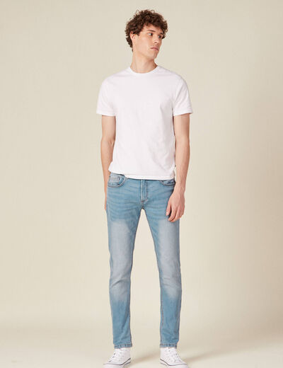 Jeans slim stretch longueur 34 denim used homme