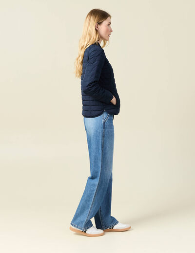Doudoune éco-responsable bleu marine femme
