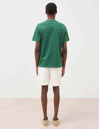 T-shirt en coton vert homme