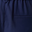 Pantalon city large à pinces bleu marine femme