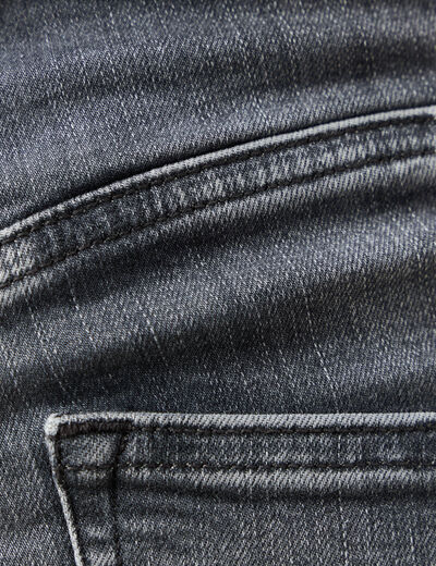 Jeans skinny éco-responsable denim gris clair femme