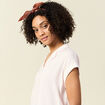 Blouse éco-responsable rose clair femme