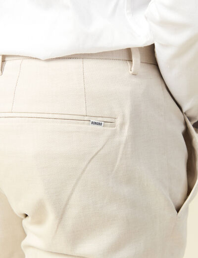 Pantalon chino sable homme