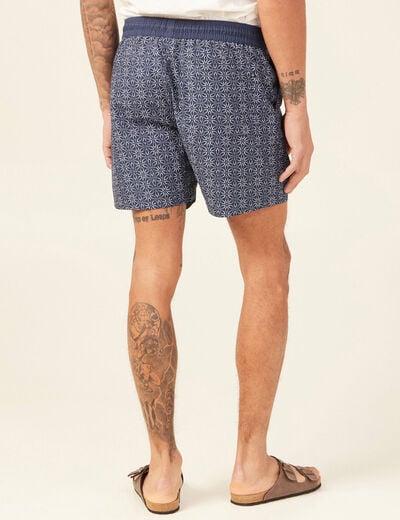 Short de bain bleu marine homme