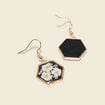 Boucles d'oreilles noir femme