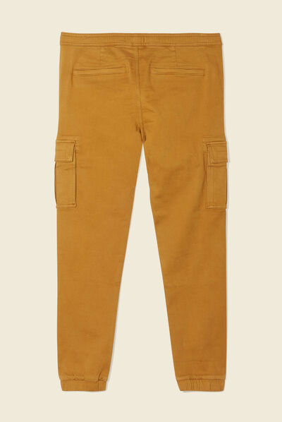 Pantalon battle slim vert olive homme