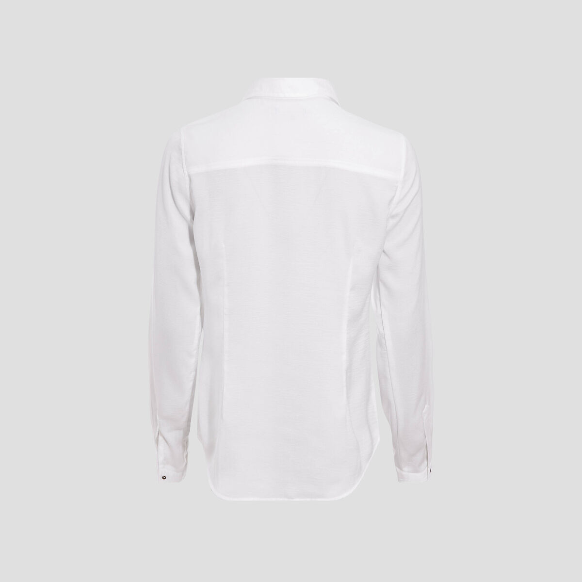 Chemise manches longues ecru femme